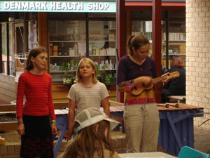 Maggie, Elsie and Naomi at Denmark